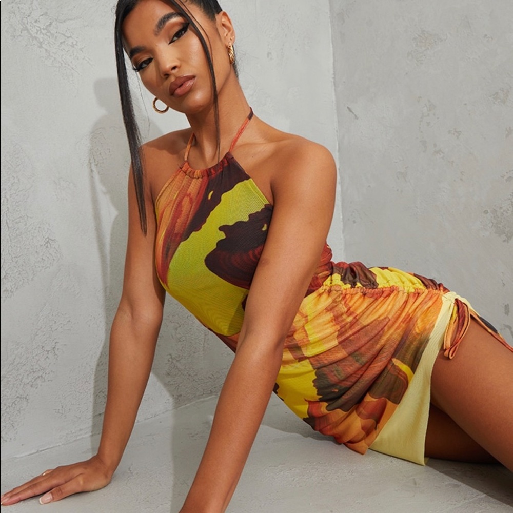 PLT HALTER NECK DRESS